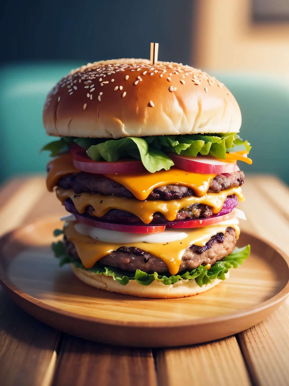 burger, ultra detailed, high quality, 8k resolution
