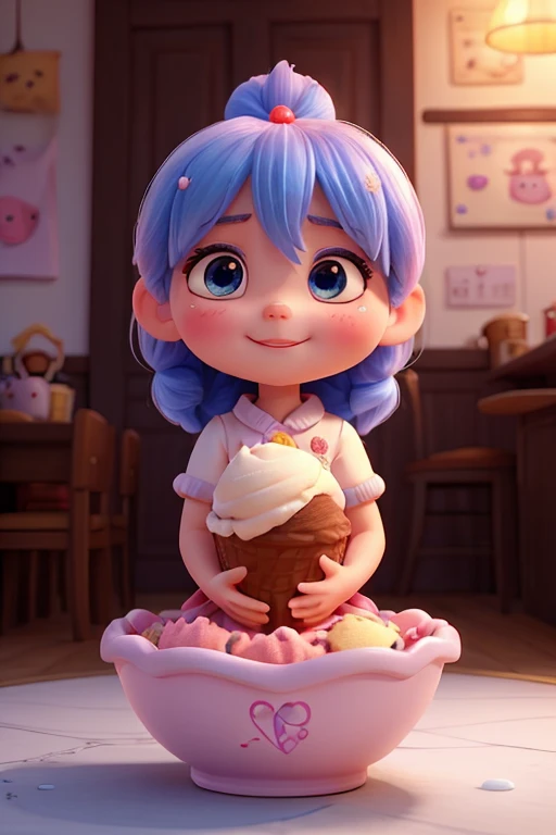 Ice cream love in a distant ice cream kingdom,There is a sweet ice cream girl,Named Ace。 There is a chocolate ice cream on her head,The eyes are two blueberries,Smile like strawberry jam。
Ace loves her ice cream head,But she also longs for a little ice cream to inherit her sweetness。 she heard,Only on full moon nights,Only then can she give birth to an ice cream baby。
thereupon,Aisi prays every month on the night of the full moon。 She kneels on the ice cream mountain,Say to the stars:"Please give me a little ice cream,讓我成為There are three types of unfilial behavior的人。" Her parents-in-law looked at her with a smile.,to say gently:"Ais,your love and sacrifice,We all see it。" finally,on a cold June night,Alice gave birth to a little ice cream baby。 The corners of her eyes were filled with tears,But her smile is brighter than the sun。
This little ice cream baby,The head smells like vanilla.,Chocolate beans for eyes,Smile is like rainbow candy。 She is holding the baby,Feeling extremely happy。
henceforth,Ace lives with her little ice cream,Inheriting the sweet incense。 She knows,There are three types of unfilial behavior,But she is willing to protect this sweet love for the rest of her life。