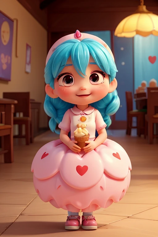 Ice cream love in a distant ice cream kingdom,There is a sweet ice cream girl,Named Ace。 There is a chocolate ice cream on her head,The eyes are two blueberries,Smile like strawberry jam。
Ace loves her ice cream head,But she also longs for a little ice cream to inherit her sweetness。 she heard,Only on full moon nights,Only then can she give birth to an ice cream baby。
thereupon,Aisi prays every month on the night of the full moon。 She kneels on the ice cream mountain,Say to the stars:"Please give me a little ice cream,讓我成為There are three types of unfilial behavior的人。" Her parents-in-law looked at her with a smile.,to say gently:"Ais,your love and sacrifice,We all see it。" finally,on a cold June night,Alice gave birth to a little ice cream baby。 The corners of her eyes were filled with tears,But her smile is brighter than the sun。
This little ice cream baby,The head smells like vanilla.,Chocolate beans for eyes,Smile is like rainbow candy。 She is holding the baby,Feeling extremely happy。
henceforth,Ace lives with her little ice cream,Inheriting the sweet incense。 She knows,There are three types of unfilial behavior,But she is willing to protect this sweet love for the rest of her life。