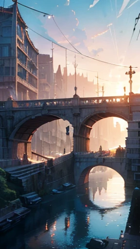 puente entre los mundos, magnificent, de cerca, detalles, Sharp focus, elegant, muy detallado, ILLUSTRATION, Intrincado, Hermoso, Trend Art Station, pixiv, Arte digital, por Jordan Grimmer y Greg Rutkowski, Oh!, estudio ghibli,