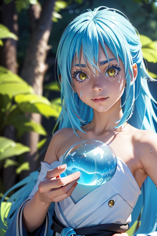 masterpiece, highest quality, (Highly detailed CG Unity 8k wallpaper, masterpiece, highest quality, Super detailed, Best Shadow), (Detailed Background), (Beautifully detailed face, Beautiful fine details), High Contrast, (Best lighting, Very delicate and beautiful),One girl,((Colorful paint splatters on a transparent background, Dulux,)), ((caustic)), Dynamic Angle,Beautiful sparkle,whole body, , Realistic Anime 3D Style, Enchanting anime boy, Anime realism style, Attractive anime boy,Beautiful and attractive anime men, Rimuru Tempest , ((rimuru tempest)) Rimuru Tempest when he was reincarnated as a slime,