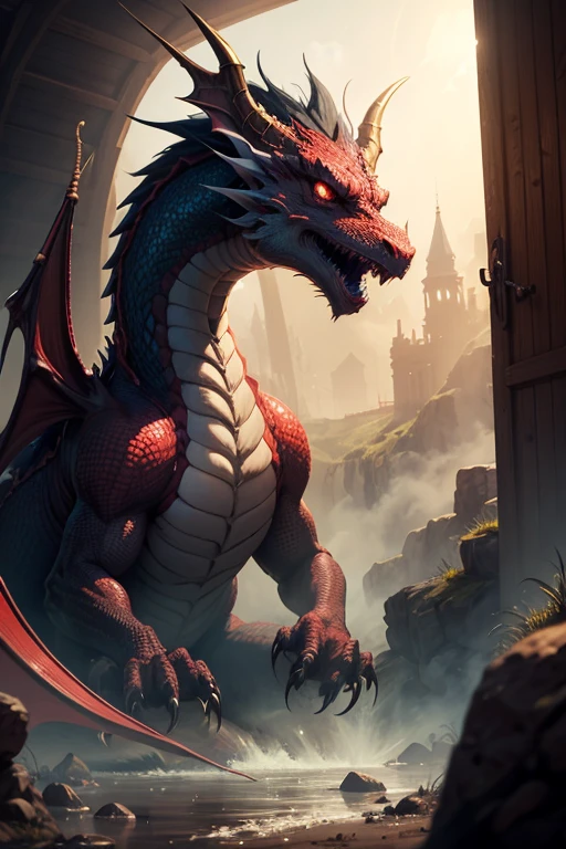 dragon rouge