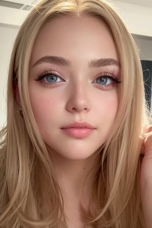 "(A perfect masterpiece:1.2), (the best quality:1.2), stunning face, uniform, mature and chubby , big pupils, bright eyes, makeup, long and luxurious eyelashes, full lips, irresistible carisma, full body, on the bed."