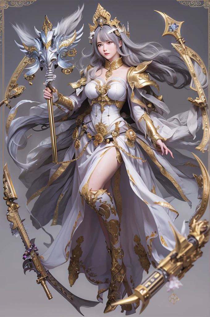 Professional , masterpiece、highest quality、Photo Real , Depth of written boundary （Gemstone Silver Metal Body:1.９),(Matte Silver、Jewel Gold Weapon、（Gorgeous castle background）、Hero&#39;s Sword in Hand、（Jewel White Metal Body:1.４),（（Gorgeous jeweled metal weapons）） , Finding、（（Hero&#39;s Sword in Hand）） ,（close，Dreams are magical，tornado ）   ,(Micro Bikini Armor),Warhammer 40K , Acquired sisterhood,Detailed decorative jeweled crown、Brown Hair、Mystical Expressions、（Gangl Forest Background）、１people、Dynamic Angle,(((A luxurious diamond tiara with attention to detail)))、Small Face、Laughter、Powerful pose、（Gorgeous castle background）、Large file size、Beautiful 20 year old woman、Stand in the center of the screen、Slender female fingers、Straight Long Hair、美しい白people美people、Mystical Expressions、lightly open-mouthed、,Luminous Particles,Light Scattering,Tyndall effect、Finding、Twin tail hair、(16k, RAW Photos, highest quality, High resolution), High-definition RAW color photos, Professionalの写真, (Layered silhouette: 1.2), Complex patterns, (Realistic, Photorealistic: 1.3), (Japanese Girls), Big Breasts、Very firm breasts、are not drooping、The cleavage is visible。Too much exposure、（NSFW）、Shine、(Detailed face: 1.2), (masterpiece: 1.5),Fine-grained beautiful skin, (cute: 1.2), (sexy), (highest quality: 1.2), (1peopleの女の子: 1.3), (solo, soloフォーカス), 完全に正常なpeople間の体型, people間の解剖学に忠実な女性の描写, A representation of a healthy, balanced and vibrant woman。Too much breast exposure。


「No deformed or unnatural body parts」No missing limbs。Normal number of heads, limbs。Head, limbs, and thickness are normal for height。The number of heads is one。Body length is anatomically normal。