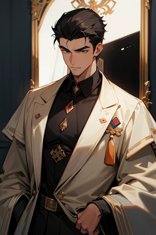 handsome tall Russian guy with black hair 
