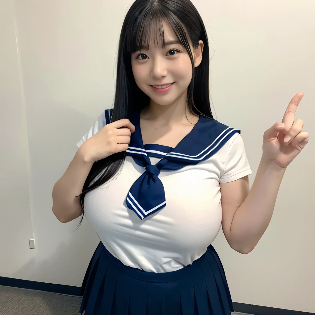 女の子1 person, alone, highest quality, 8k, Japanese women photos, 17 years old, kindergarten teacher, 長くてストレートなBlack Hair,, ((Plump)), ((Big Breasts)),Sailor suit,Sailor suit,, The best smile,Grow eyes, Shining happiness, Caring personality, Sweet feminine aura, Calm but firm attitude, Lightly freckled cheeks, A spirit of warmth and joy, Discreet and perfect for class,Eyes that shine with devotion, a humble and dedicated kindergarten teacher, 1 person,超Big Breasts,Big Breasts,Sailor suit,mini skirt,Black HairのストレートLong Hair,Long Hair,Black Hair,17 years old,valley,My chest is about to burst,Cute pose,Cute pose,Purikura,Purikura,Finger Heart,The whole body was photographed,The whole body was reflected,Leather shoes,Solid green background,Solid green background,Green background,超Big Breasts,Big Breasts,Big Boobs,大きなvalley,valley,valley,胸のvalley,My chest is about to burst,I can see your chest,Accentuated breasts,Big Breasts,Big Breasts
