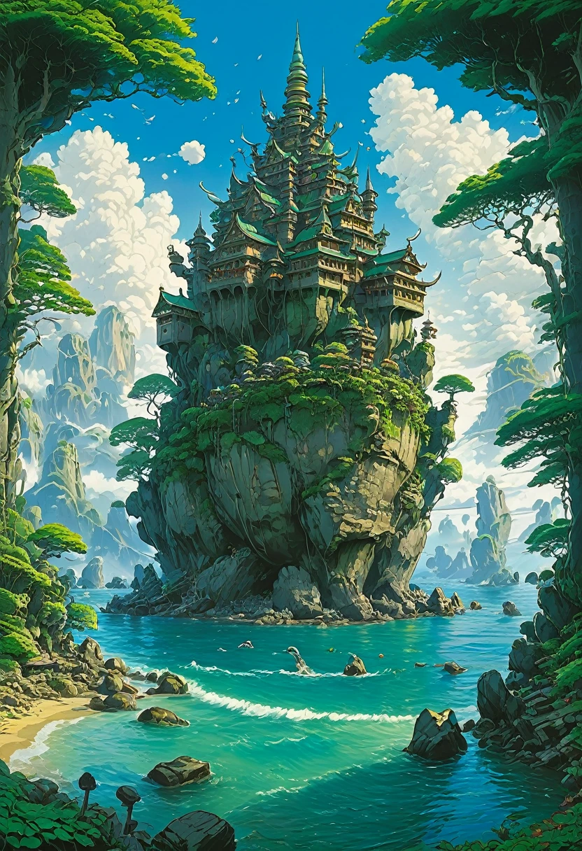 Elf, by Studio Ghibli, best quality, masterpiece, very aesthetic, perfect composition, intricate details, ultra-detailed