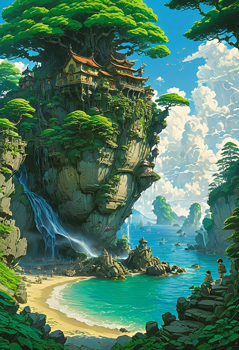 Elf, by Studio Ghibli, best quality, masterpiece, very aesthetic, perfect composition, intricate details, ultra-detailed