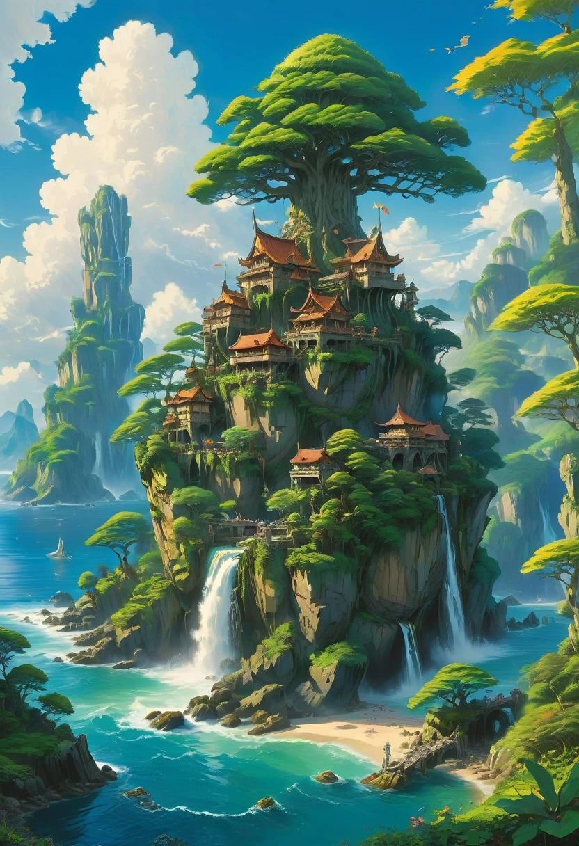 Elf, by Studio Ghibli, best quality, masterpiece, very aesthetic, perfect composition, intricate details, ultra-detailed