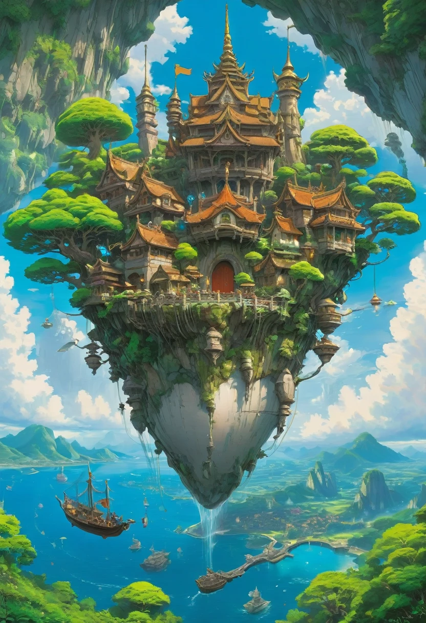 Elf, by Studio Ghibli, best quality, masterpiece, very aesthetic, perfect composition, intricate details, ultra-detailed