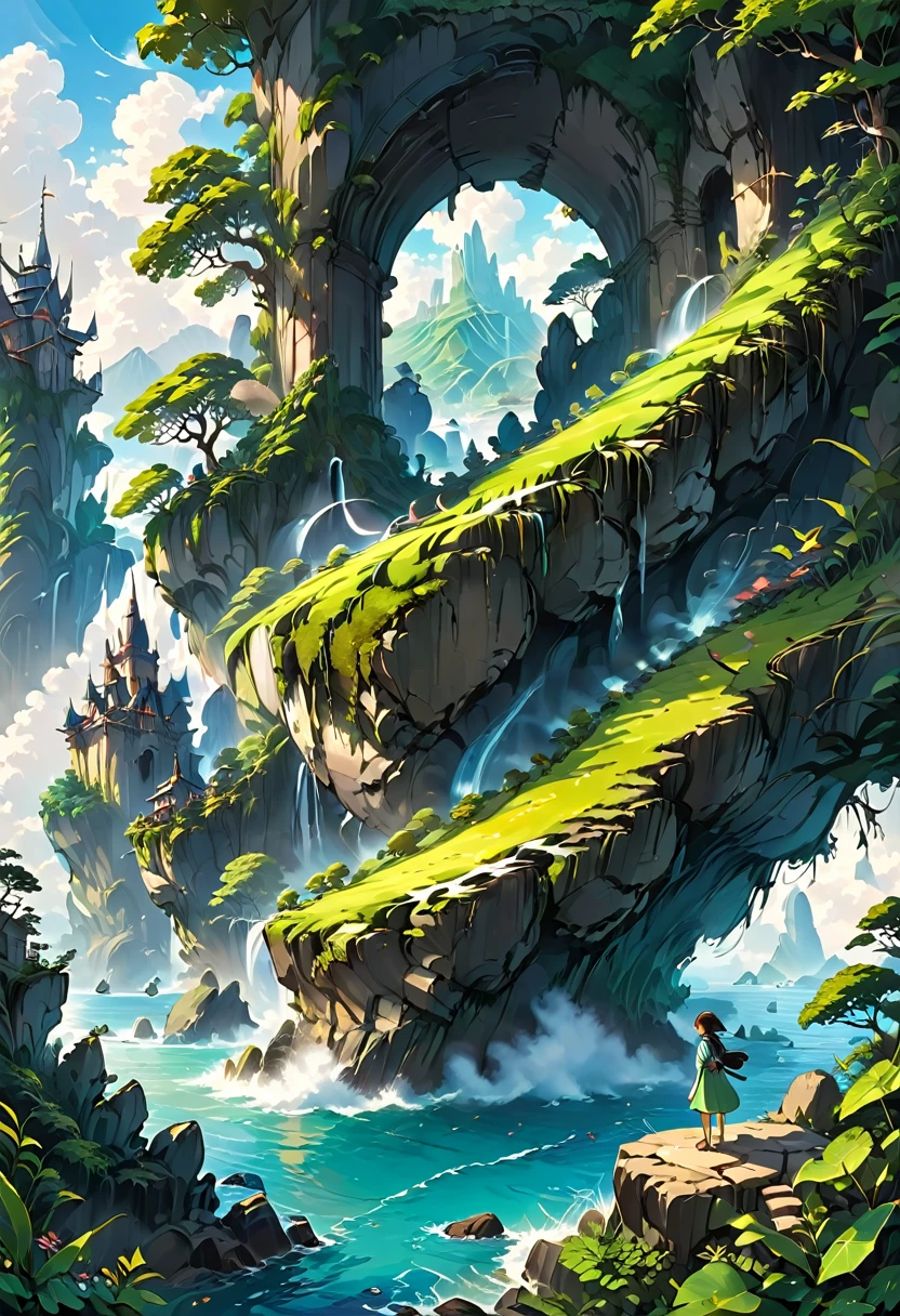 (Elf:1.4), detailed background, by Studio Ghibli, best quality, masterpiece, very aesthetic, perfect composition, intricate details, ultra-detailed