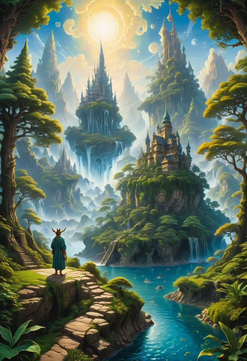 (Elf, Pointed Ears:1.4), detailed background, by Rob Gonsalves, best quality, masterpiece, very aesthetic, perfect composition, intricate details, ultra-detailed