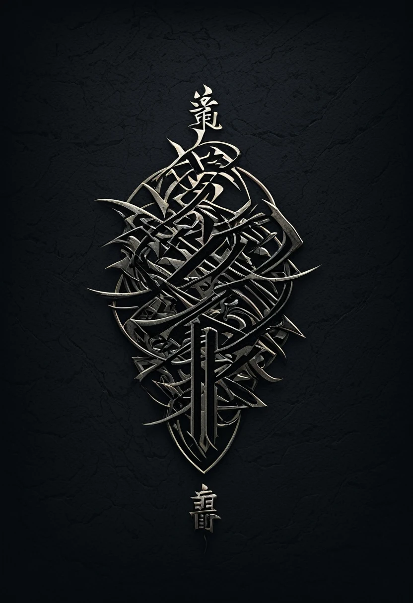 「Another World's Great Power『Yinglan』Please create a logo for。We would like the logo to include the following elements::
- Names of Great Powers『Yinglan』- A mysterious and dark design that represents the image of darkness and shadow, which are symbols of a great power - A heavy font that expresses the dignity and strength of a great power - A dark color scheme in the background that symbolizes the influence and threat of a great power」