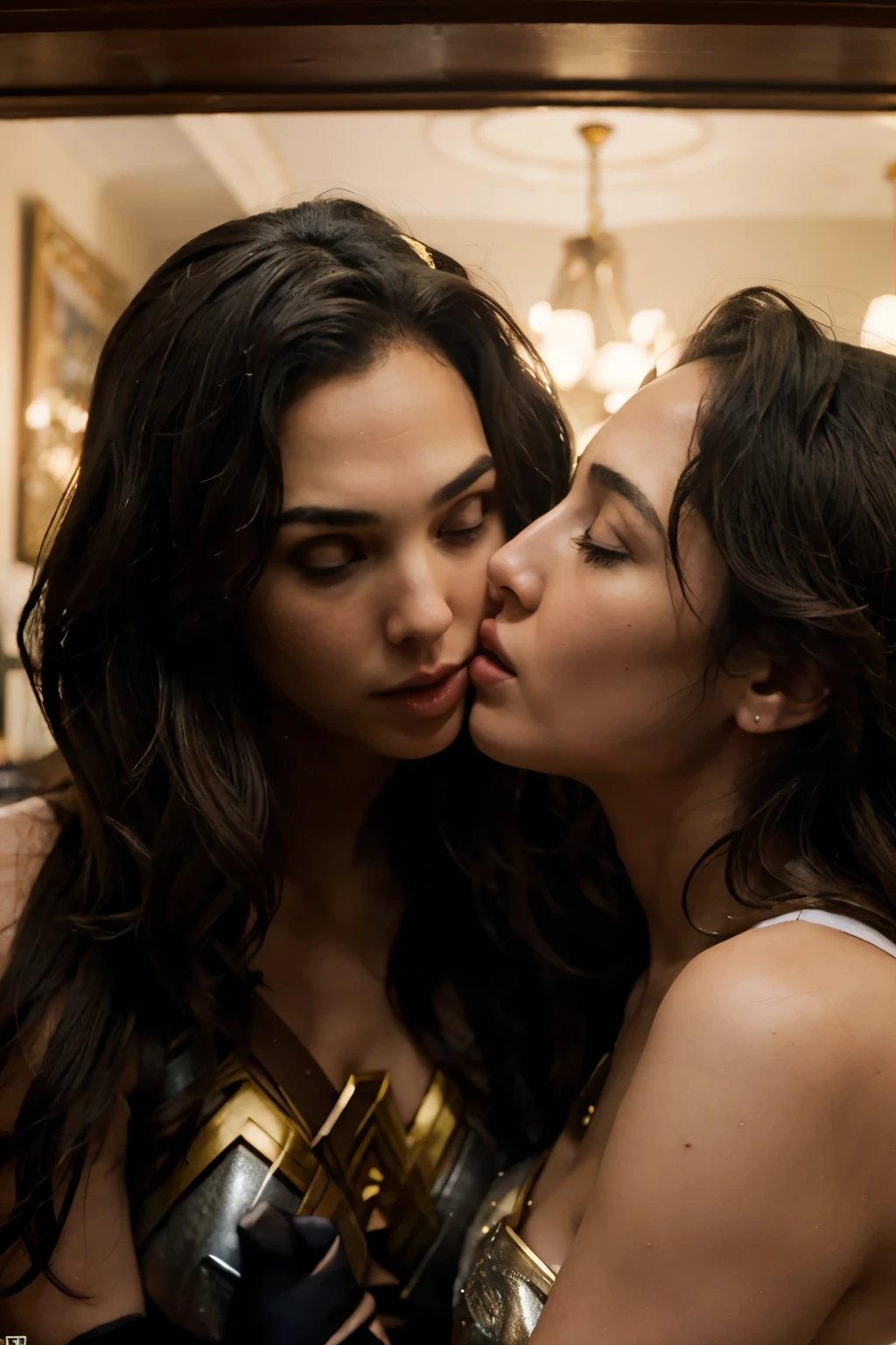 gal gadot lesbian kissing 