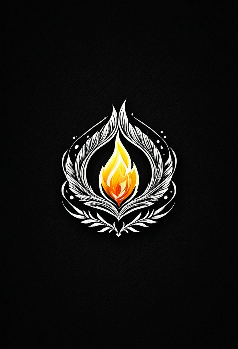 「Imaginary Kingdom『Light Flame』Please create a logo for。We would like the logo to include the following elements:：
- Kingdom Name『Light Flame』- A bright and shining design that represents the kingdom's symbolism - Images of the sun and fire that represent the kingdom - Elegant fonts that express the kingdom's nobility and strength - Rich colors in the background that symbolize the kingdom's glory and victory」