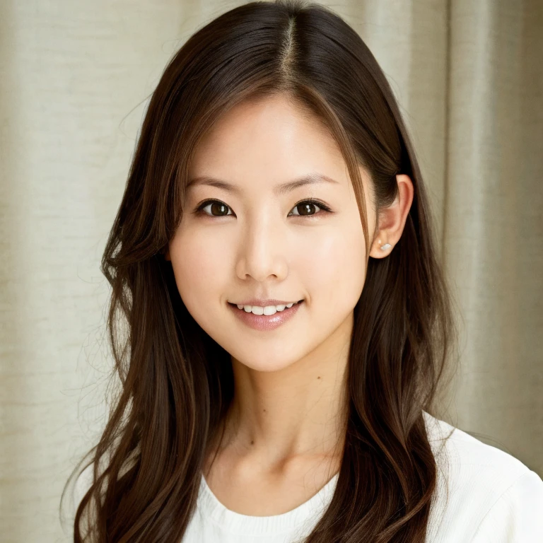 masterpiece,best quality,(Japanese ),((Beautiful girl)),cleavage,indoor,(perfect body beauty:1.2),(shy smile),beautiful teeth,