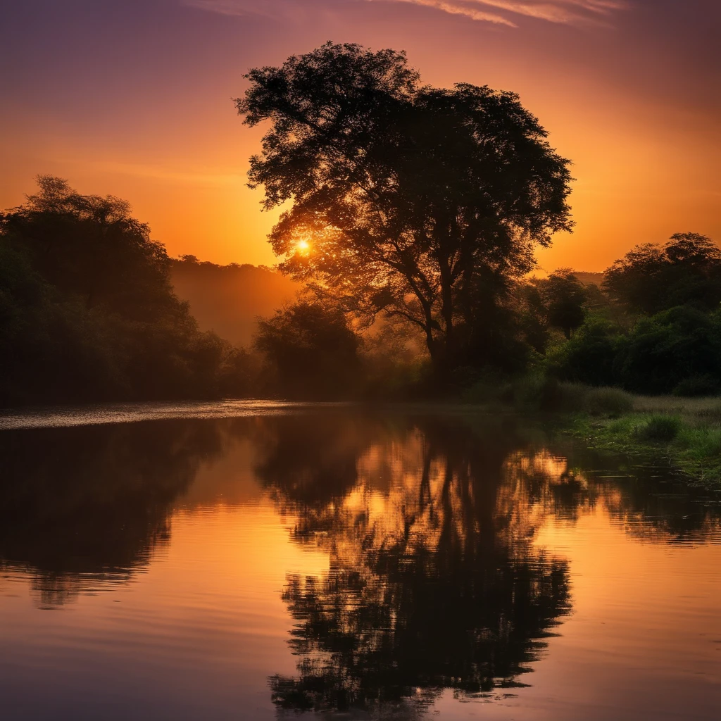 Crie uma imagem de capa para um canal do YouTube intitulado "Reflections of life". A imagem deve transmitir um senso de serenidade, introspection and inspiration. Use cores suaves e naturais, como tons de azul e verde, and include elements like a sunset, a path through nature, ou um livro aberto. the title "Reflections of life" must be highlighted in an elegant and readable font.