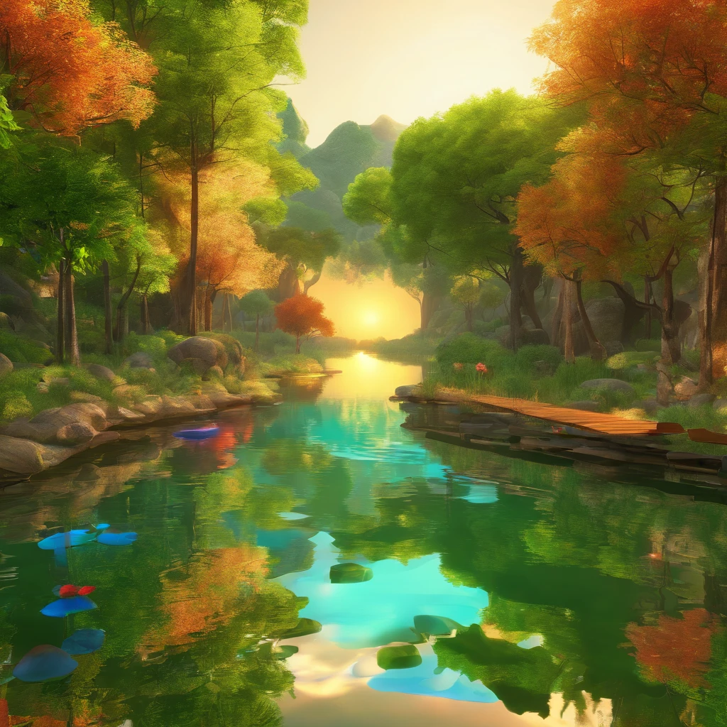 Crie uma imagem de capa para um canal do YouTube intitulado "Reflections of life". A imagem deve transmitir um senso de serenidade, introspection and inspiration. Use cores suaves e naturais, como tons de azul e verde, and include elements like a sunset, a path through nature, ou um livro aberto. the title "Reflections of life" must be highlighted in an elegant and readable font.