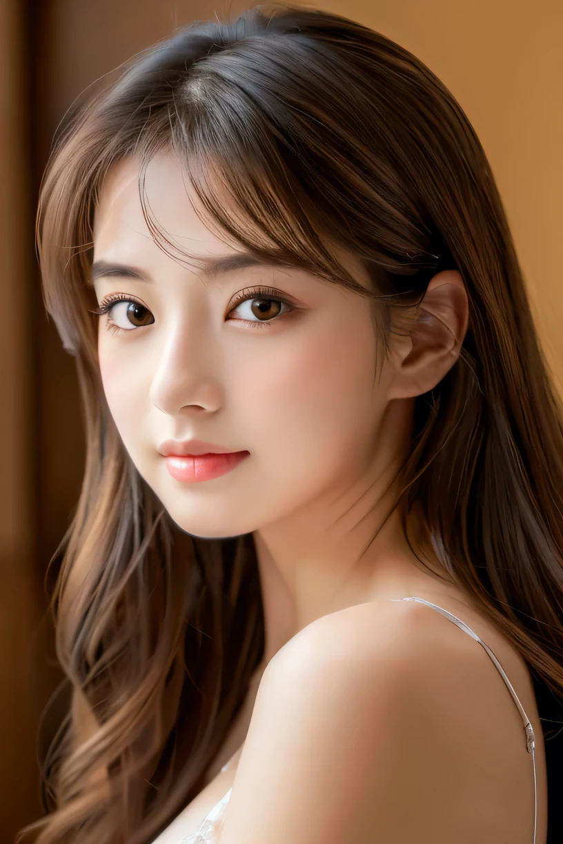 (((8k,Very detailed,Attention to detail、highest quality,masterpiece,Attention to detail))),RAW Photos & Realistic atmosphere,Professional Lighting,Beautiful dark eyes,Glossy lips,beautiful黒い Eyes,White skin、Deep black eyes,とてもBeautiful face,とてもBeautiful face、Beautiful face,beautiful, Glossy lips,beautiful Eyebrows,Realistic Skin, Realistic Young Gravure Idol,Very cute woman , Young Gravure Idol, Young Gravure Idol, とても美しくてかわいいbeautiful 21 year old beauty,Incredibly beautiful and elegant,beautiful 21 year old beauty,Natural soft light,(Shiny Hair,,beautiful and kind eyes:1.5),Gentle features,Shapely breasts,Long Hair,beautiful posture,No makeup,Looking into the camera,Japanese women,