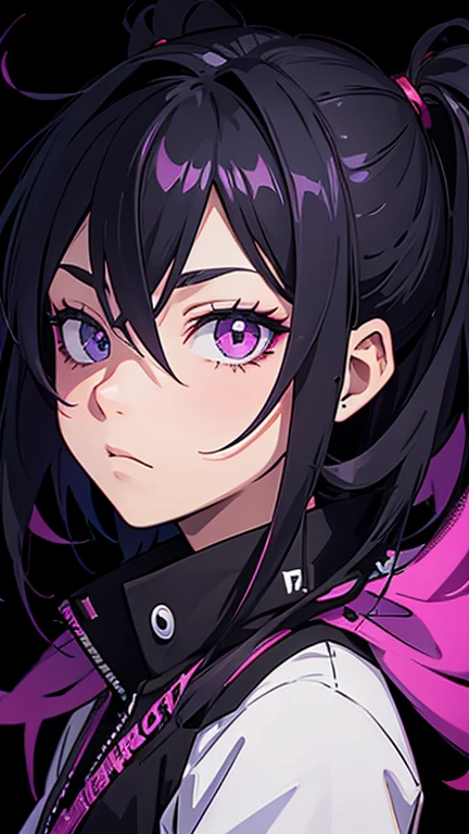 Create a logo for a phonk music channel, anime, style, dark style