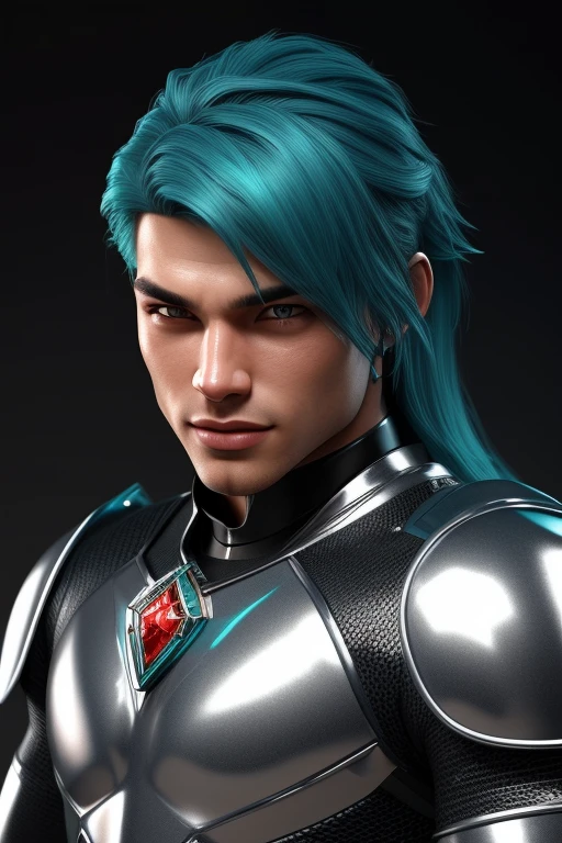 3d HDR photorealistic ultra realism high definition aesthetic stabilized diffusion picture of handsome hunky Warrior Neptune , aqua , teal quatz transparent sparkling shiny crystal glass chrome outfit armor,,look at camera, detailed facial parts,, studio as background, Freestyle Pose, Happy Expression, perfect anatomy, symmetric body,, 18 years old, :: high detail, a lean athletic body, realistic, human skin, extremely detailed fingers, chad chin,, masculine, human skin, (eyes contact), gorgeous, Attractiveness