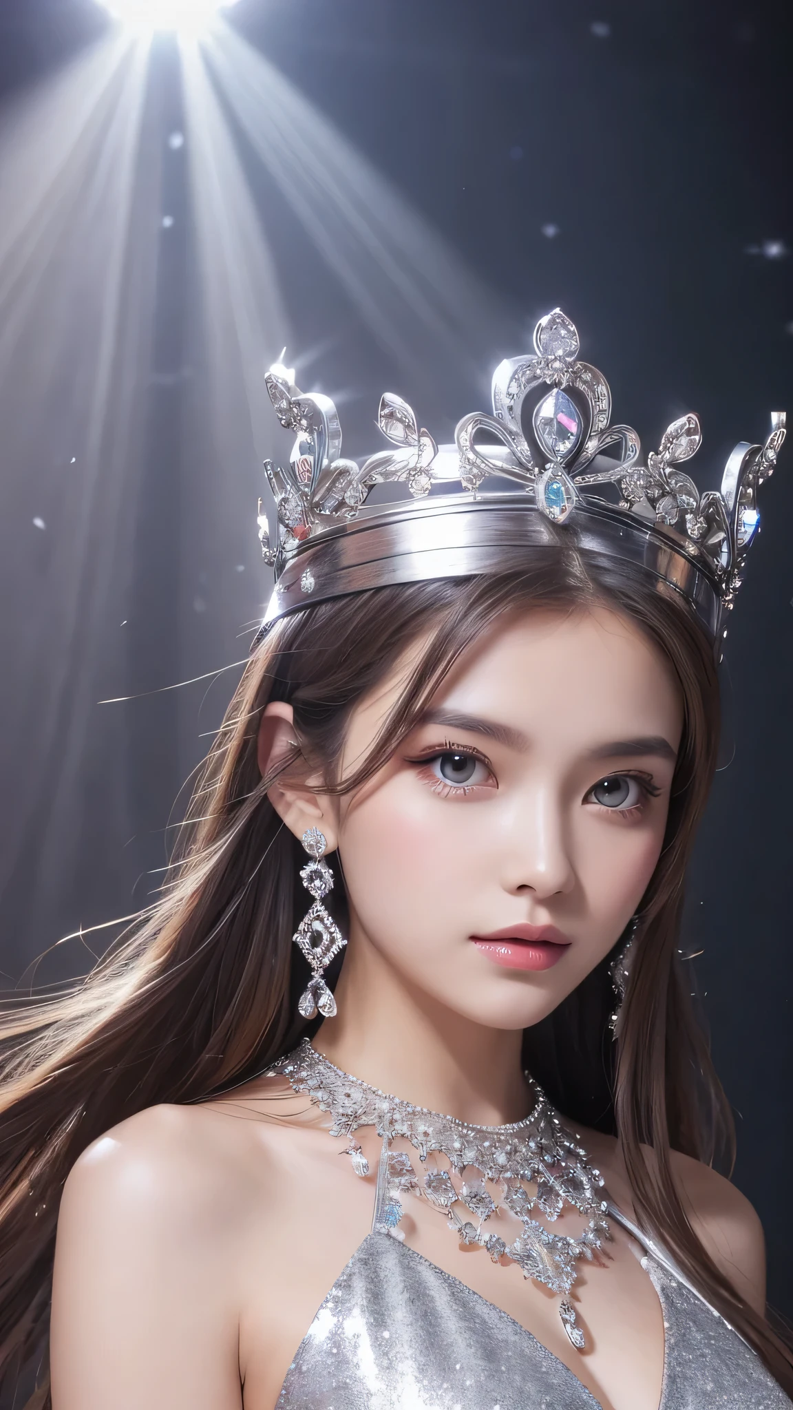 goddess silver gorgeous crown