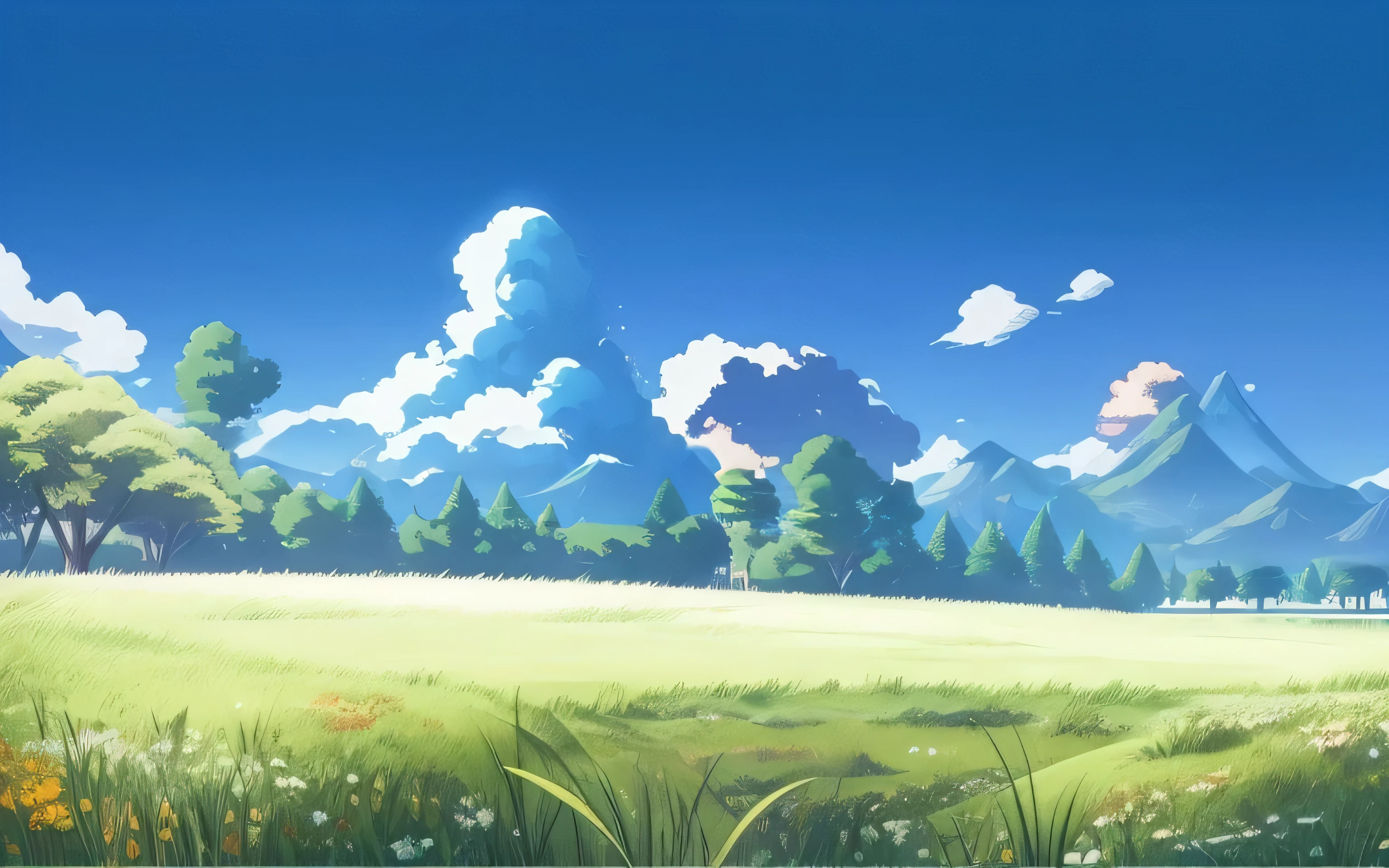 add more trees in the background