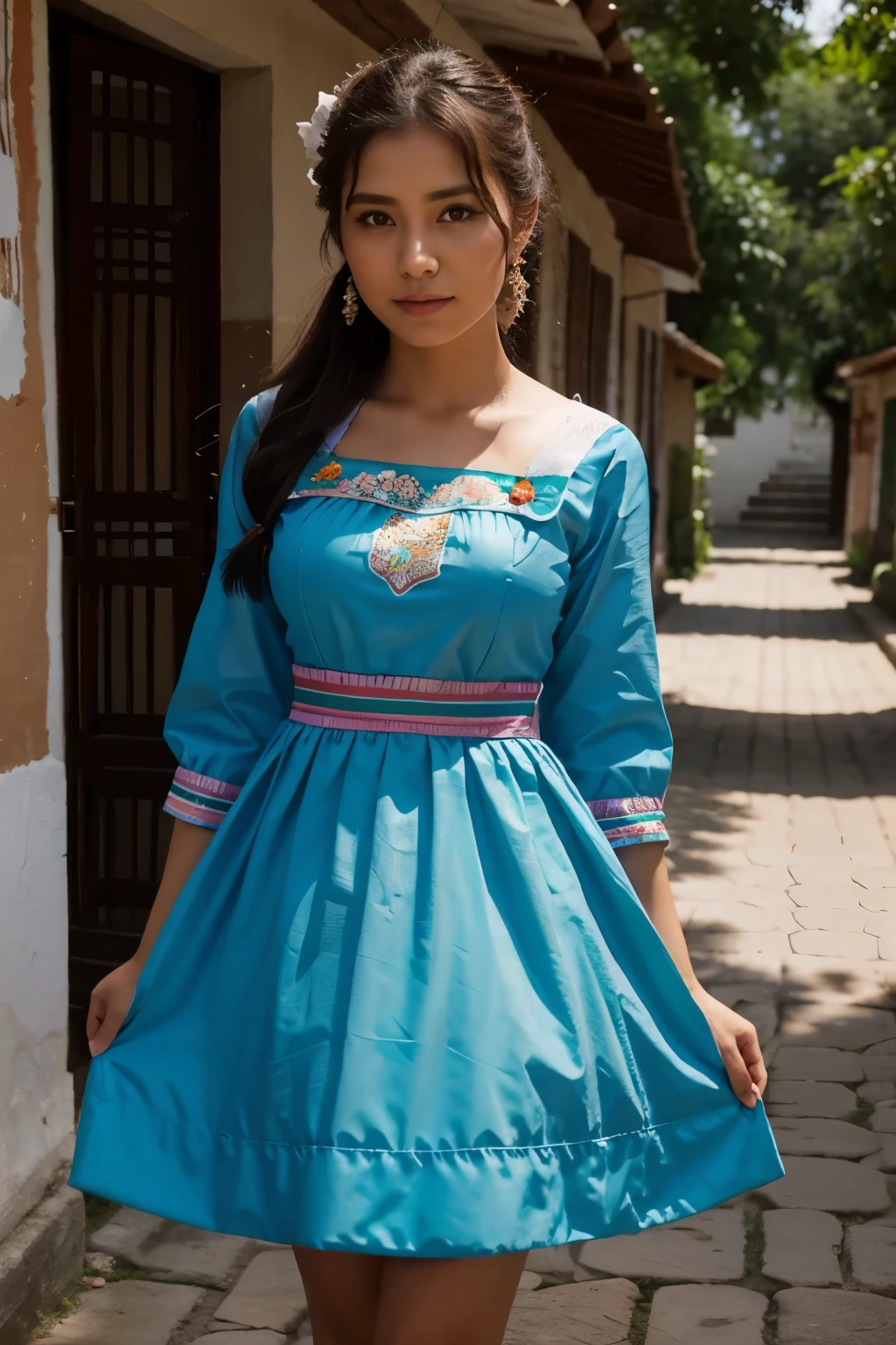 Graduation dresses that represent the culture of Chiapas