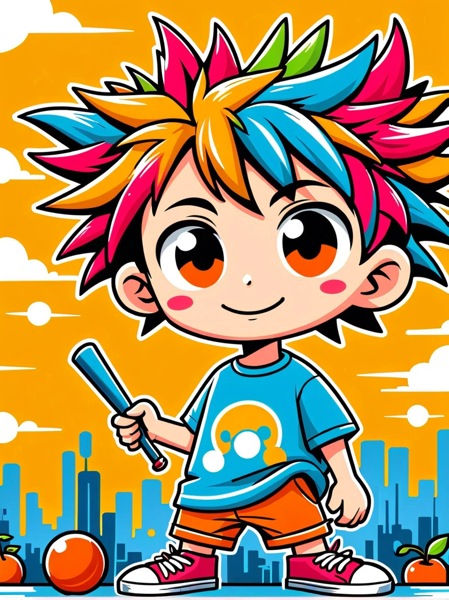 Cartoon graffiti characters,Vector illustration,Illustration style,三个年轻人划龙舟的Illustration style为卡通风格,White background,With Chinese elements,卡通可爱的龙以简单的线条和Illustration style绘制,Clean lines,Bright colors,Graphic illustration,Vector Graphics,Minimalism,Add whimsy to the scene