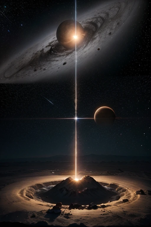 Generar una caos universal entre las estrellas, with planetary collisions and in the middle that day UNICAOS