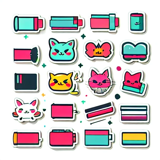 1 sticker, sticker, (Lipstick for makeup), white background, no background, simple background, minimal, cute, tiny, gorgeous color, rich color, vector style, no gradient,