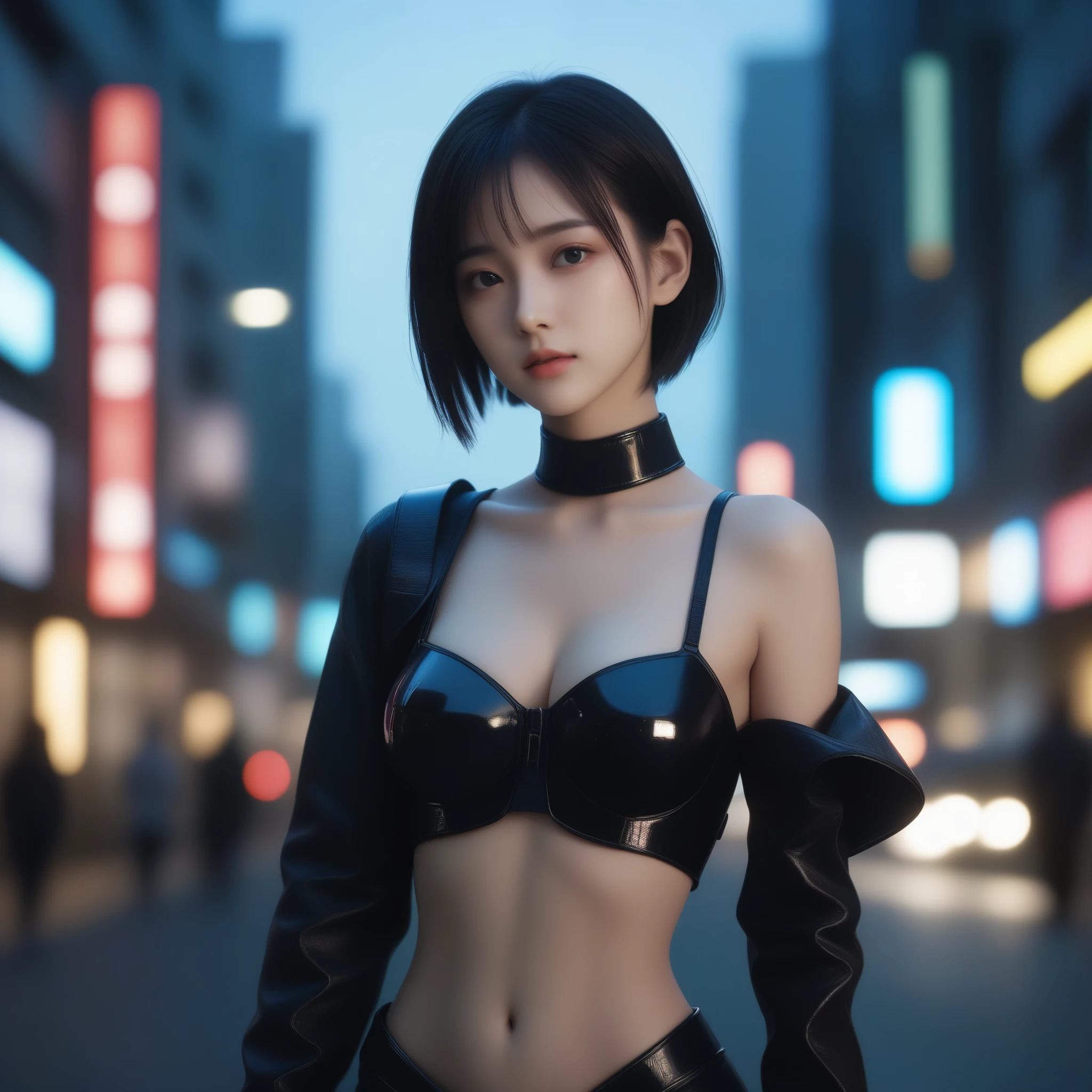 8k, Ultra-high resolution, 最high quality, masterpiece, Surreal, photograph, 1 girl, (:1.3), pretty girl, Cute Face, Beautiful eyes in every detail, 細かくdetailedに,masterpiece,, One Girl:1.2, Japan Female Announcer,Cinematic Color Grading Film, dramatic scene, photograph撮影, Kuru, Artwork, Ultra Grande Angular, walking on the cyber punk cityscapes, photographウルトラフィナ, (Cyborg Arm:1.3), Mid-chest, Better Quality, Ultra-high resolution, Realistic, Volumetric Light, Very beautiful, Half Body, Delicate face, Vivid eyes, Kuru photo, 1 girl, alone, 1 girl, (Herringbone top:1.3), (technology), technology do futuro, futurist, Hologram Augmented Reality, (非常にdetailedな CG 8k ユニティの壁紙), 世界で最も美しいArtworkの一つ, professional photograph撮影, ArtStation Trends, CGsociety Trends, 複雑なdetailed, High Detail, Sharp focus, dramatic, Realistic, cyber punk, futurist, Pale skin, Quality body, (非常にdetailedな肌:1.2), 8K HD, Digital SLR, Soft lighting, high quality, film grain, Shiny, (mais high quality:1.3), (Sharp focus:1.5), (Realistic:1.3), (非常にdetailedな肌), (Detailed face), (非常にdetailedな肌:1.2), (Glowing Skin:1.2), Cyborg Arm, (非常にdetailedな肌 textures:1.15), (Detailed face), (非常にdetailedな肌:1.2), (Glowing Skin:1.15), Shiny, (Cyborg Arm:1.5), Sex , Boxing gloves, Japanese, cyber punk street, (night:1.2), fog, (rain:1.2), film grain, Shiny, Water reflection, Reel mechanism,Bold Pose,Looking at the audience、beauty,Long neck、Laugh a little、Please close your mouth and laugh、(((Ideal body type))),A cup small breasts :2,、Portraiture:2、Perfect Anatomy、鮮明なdetailed、detailed、Surreal、Light and shadow,Strong light