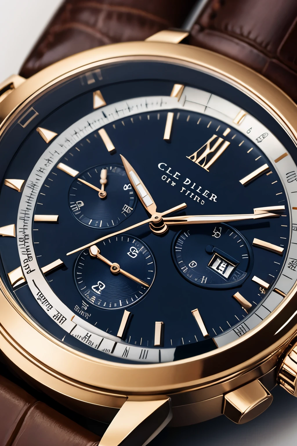 Un taller de relojes, clientes.