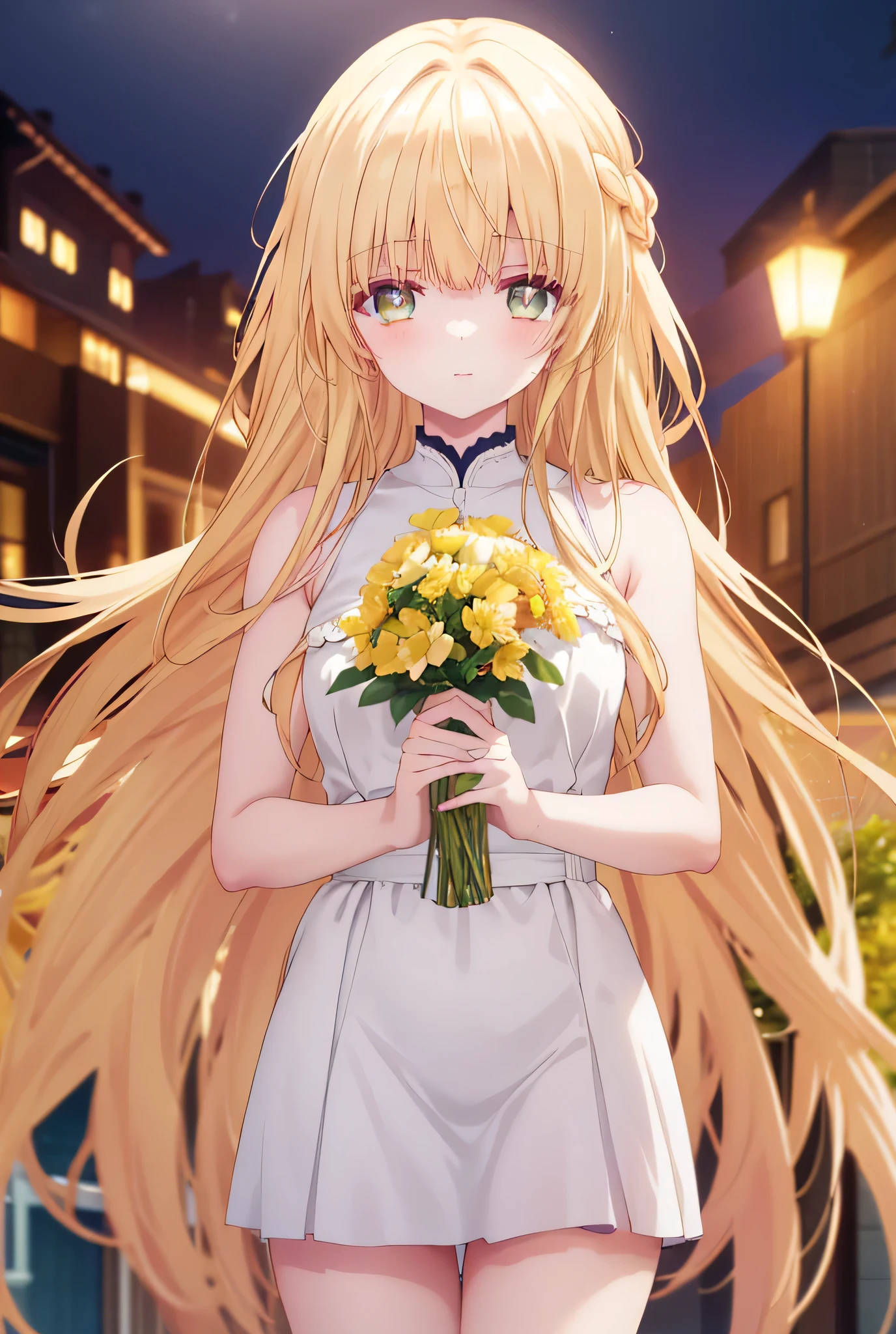 Mahiru shiina, , blonde, (Yellow Eyes:1.3)、Braided long hair,,blush,smile,Captivating thighs、Beautiful bare legs, Sideways armpit、Add cat ears、Cat'tail、she'Very persistent、Cat ears grow、Cat Pose、Seduction in bed、With tail
(masterpiece:1.2), highest quality, High resolution, unity 8k wallpaper, (shape:0.8), (Beautiful and beautiful eyes:1.6), Highly detailed face, Perfect lighting, Highly detailed CG, (Perfect hands, Perfect Anatomy),