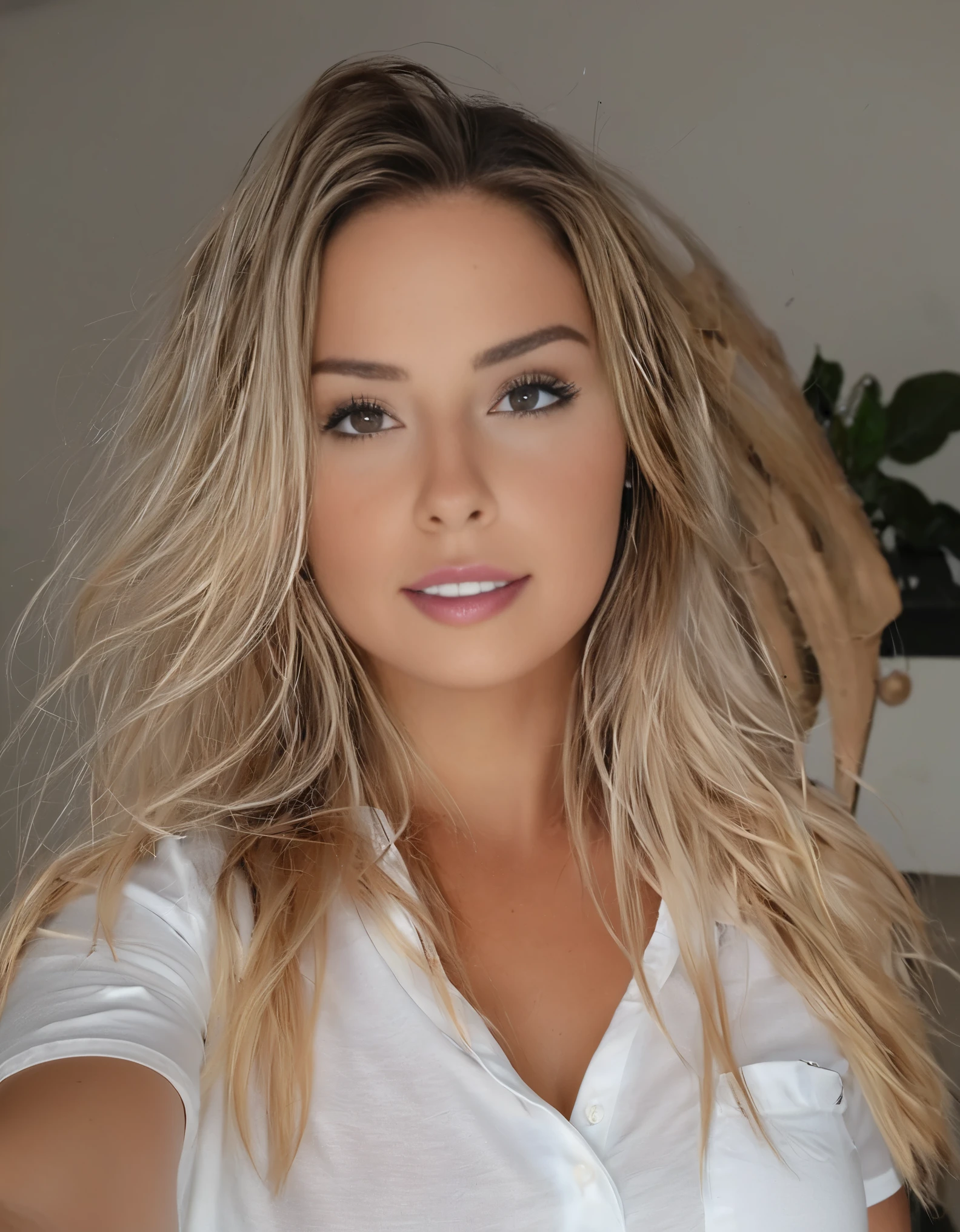 foto de corpo inteiro de textura selfie fotografia com flash de uma mulher ohwx com __cabelocolor__ __cabelo__ cabelo top down . get up next lamborghini red. worry scene