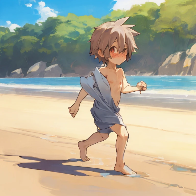 Shota,Naked,shy