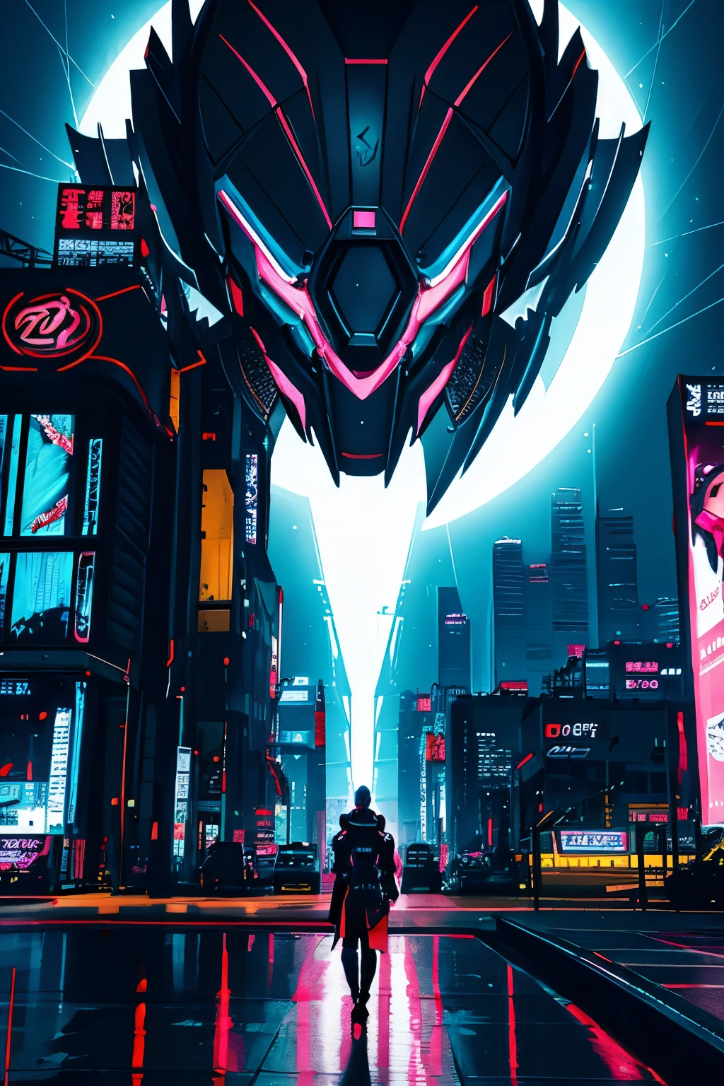 8k Epic Anime in Cyberpunk Style: A Charming Tale of Charismatic Characters and Impressive Visuals

Set against the backdrop of a futuristic metropolis, bathed in a neon glow and filled with dark, advanced technologies, this breathtaking anime unfolds an exhilarating narrative. The protagonists, endowed with extraordinary abilities, engage in dynamic combat with sinister villains.

The scene bristles with intricate details, showcasing towering mechs, flying vehicles, and architectures of the future. The visual aesthetics are a blend of emotional expressions, stylish outfits, vibrant colors, and capt