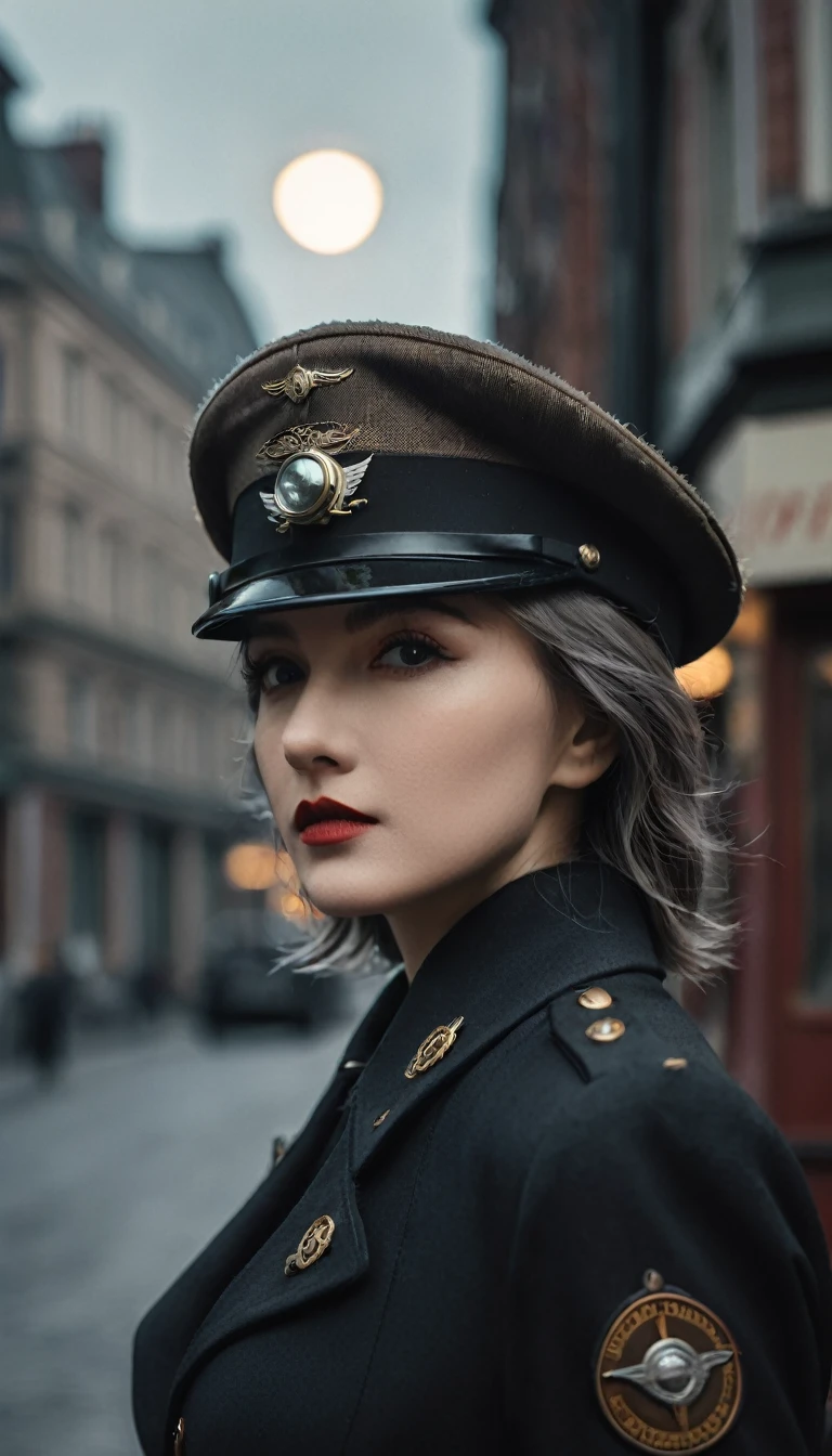 Home of dieselpunk , Full of energy, photoactual, actual, Dramatic, dark, Be focused, 8K