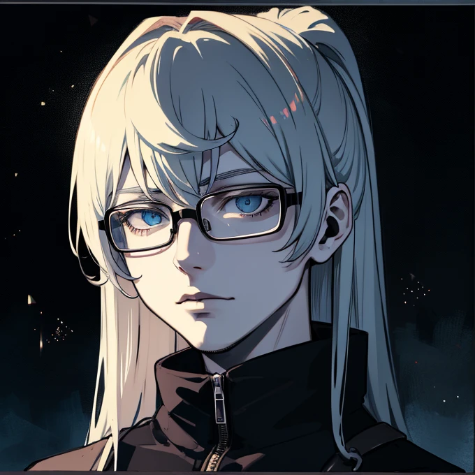 programmer,Computer,decadent,His face turned pale,agony,male people,With black-framed glasses,solo person,the night