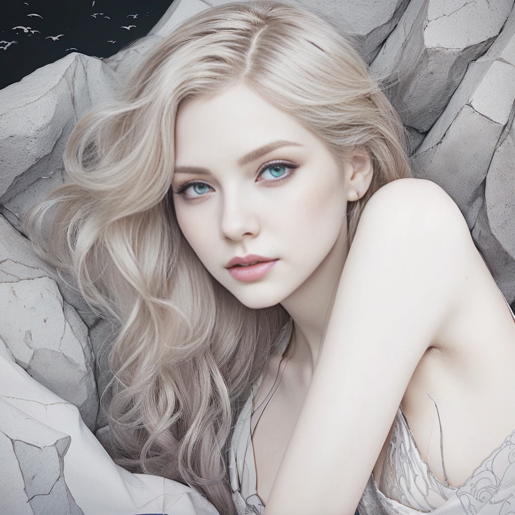 there is a drawing of a woman with long hair and a dress, detailed matte fantasy portrait, charlie bowater art style, neoartcore and charlie bowater, inspired by Charlie Bowater, in style of charlie bowater, detailed digital drawing, charlie bowater and artgerm, style of charlie bowater, beautiful digital illustration, by Charlie Bowater