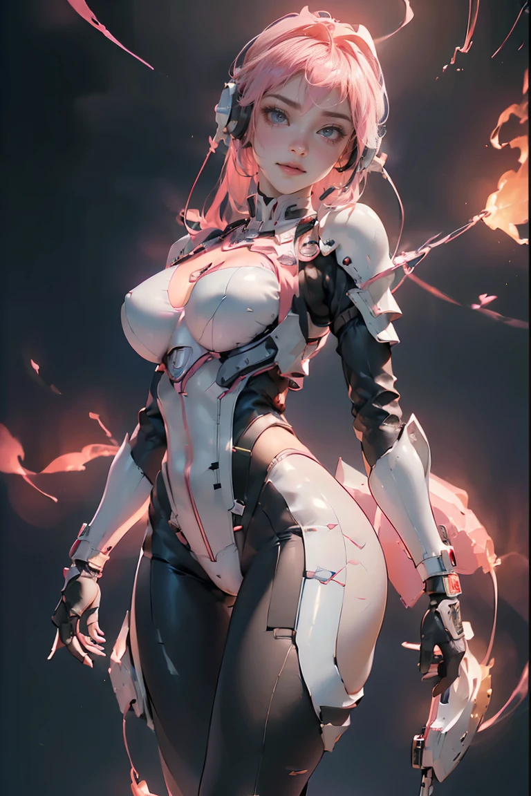 ((Masterpiece, Top Quality, High Resolution, Photorealistic, Raw photo)), ((Extremely detailed CG unified 8k wallpaper)), (huge stunning goddess shot, very hot and sexy, jaw-dropping beauty, perfect proportions, beautiful body, slim body beauty:1.4), Tight Combat Suit, (Black full-body tights, long sleeves, chest armor, shoulder armor, wristbands, gloves, and harnesses, futuristic headset, detailed body armor with details, high-tech suit:1.5), legs spread apart, Dynamic pose, 2 girls, fighting side by side, dynamic composition, view from below, background is city center turned battlefield,