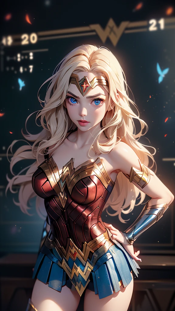 score_9, score_8_up, score_7_up, score_6_up,
rating_explicit,
1 girl, ((18YO:1.2)), Adult, full lips, big clear eyes, light blue eyes, ((blond hair:1)), (long wavy hair: 1.2),
(female teacher wonder woman :1.4) , (in a classroom:1.4) , slightly tanned skin, (miniskirt rojo:1.4), (wonder woman:1.4)
two breast out, open shirt, showing breasts, lying on desk, (squeezing tits:1.4), amused, light smile, eyes looking up, white shirt, black jacket, black pencil skirt, top view, showing pussy dripping, (colores brillantes), ,( ciberpunk 2.1), (background numbers mathematics blackboard :1.4), (math numbers flying through the air :1.4),( hojas de papel en el aire :1.4), (wall newspaper :1.4)