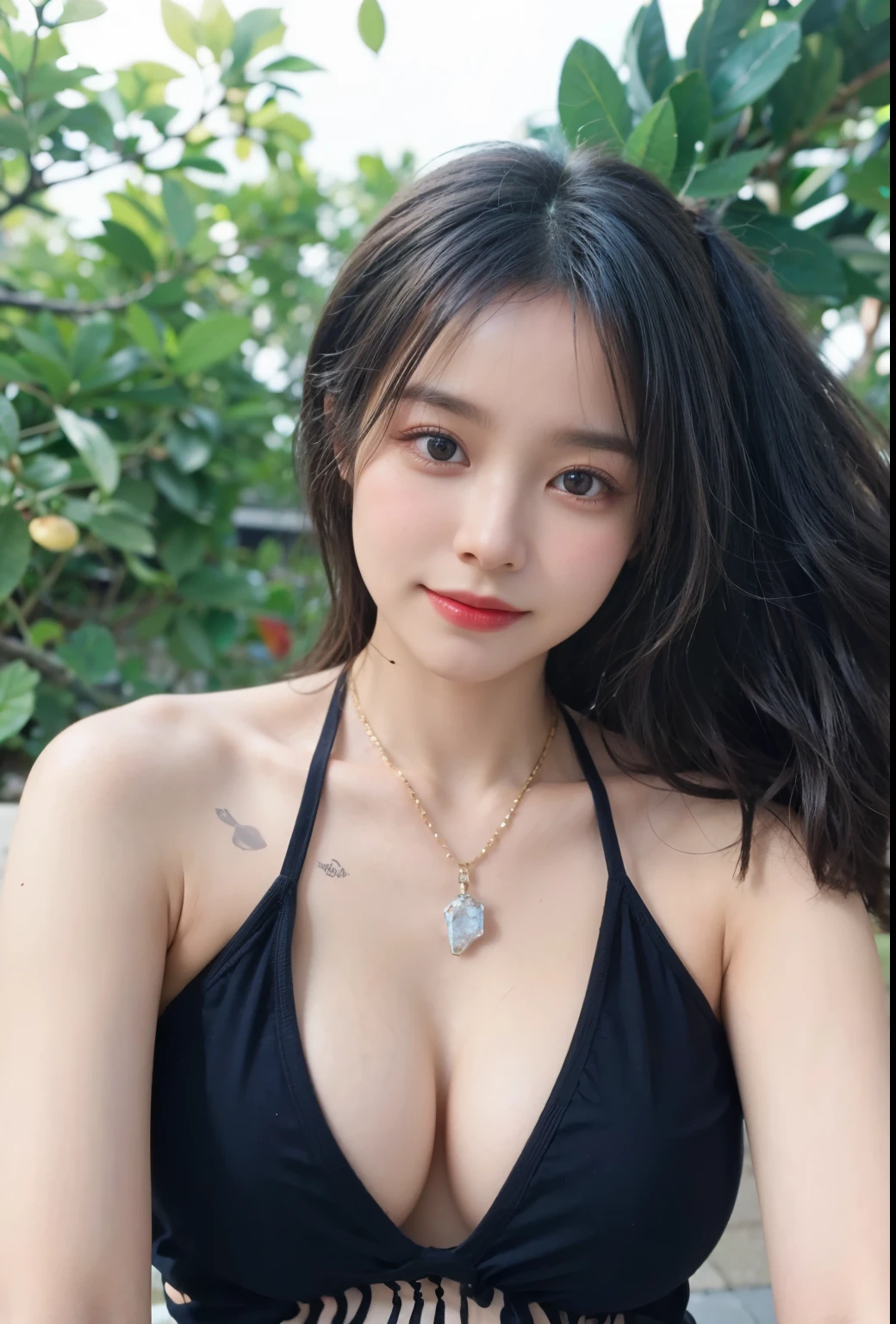 ((Best quality, 8k, Masterpiece :1.3)), Sharp focus :1.2, A pretty girl 24 years old with perfect figure :1.4, Slender abs :1.3, Raw photography、超A high resolution, full body, Ultra High Definition, (Photorealistic:1.4), Detailed Photo, Smiling, Sexy, Facing Camera, Close-up , (Photorealistic), (1girl), Beautiful Face, (Realistic Face),Beautiful Hairstyle, Realistic eyes, beautiful detail eyes, (realistic skin), beautiful skin, (sweater), absurd, attractive, ultra high resolution, ultra realistic, high definition, golden ratio,Good hands、10、high-reaster-piece、highest quality、head:1.3、((Hasselblad photo))、Fine Skin、crisp focus、(Light like a movie)、gentle lighting、Dynamic Ungle、[:(detailed face:1.2):0.2]、
Negative Pro,  Highly detailed face and skin texture, Detailed eyes, Double eyelid,huge breasts,masterpiece,super fine eyes,super fine hand, face zoom, perfect makeup,Dynamic Lighting, beautiful breast 