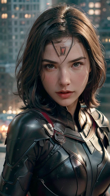 Mavel style gal gadot as spider’s girl 8k, high definition, detailed face, detailed face, detailed eyes, detailed suit, in style of marvel and dc, hyper-realistic, + cinematic shot + dynamic composition, incredibly detailed, sharpen, details + superb details + evening with light + perfectionism + award winning realism ((moody lighting))