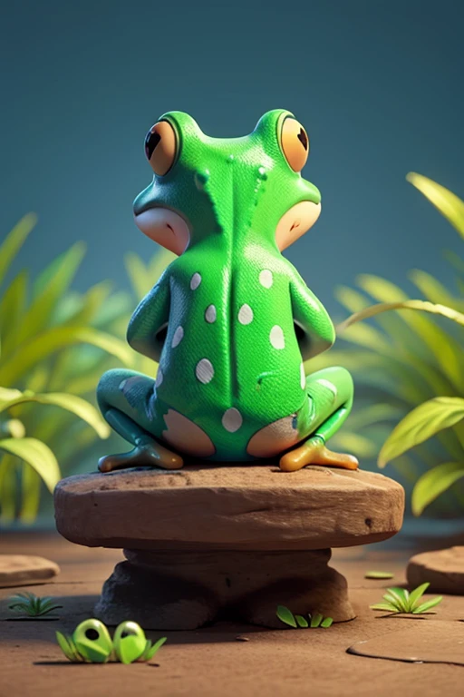 back of frog