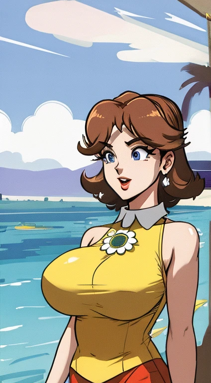 Daisy has big boobs 