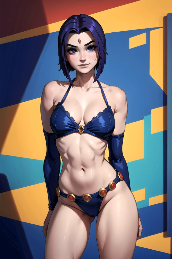 (cowboy shot),  sfw, (masterpiece), (best quality:1.0), (ultra highres:1.0), detailed eyes, scenic shot
BREAK
RavenTT, dynamic pose
navy-blue , brooch, leotard, belt,bikini,bra,wide hips,big ass,
BREAK
abstract raven), gorgeous view,abstract background,crezyy background,cosmic background,smirk,profesional pose