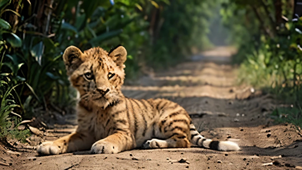 One day, Leo's youngest cub, Simba, wandered too far and was captured by poachers.