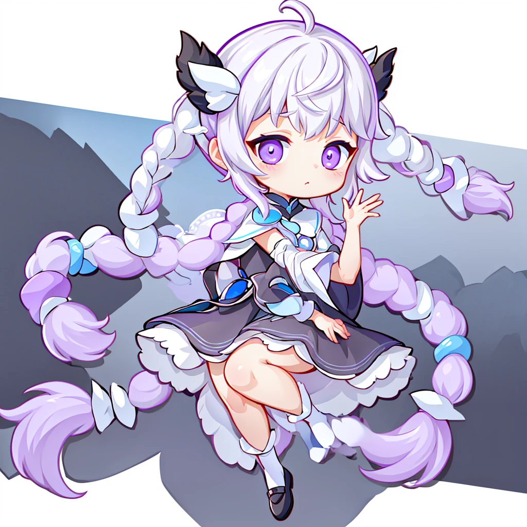 masterpiece,Little,cute、こたつでくつろぐ幼馴染のLittle***とLittle***、Relaxed facial expression、Mikan and cat kotatsu、sdcgsd、Milky white and purple gradient long hair、Double braid、Black and white diamond-shaped hair ornaments on both sides、Little***、The boy has two-tone white and light blue short hair.、Taking a nap together、Heartwarming、A fluffy world、ゆるcute世界、The best light source、