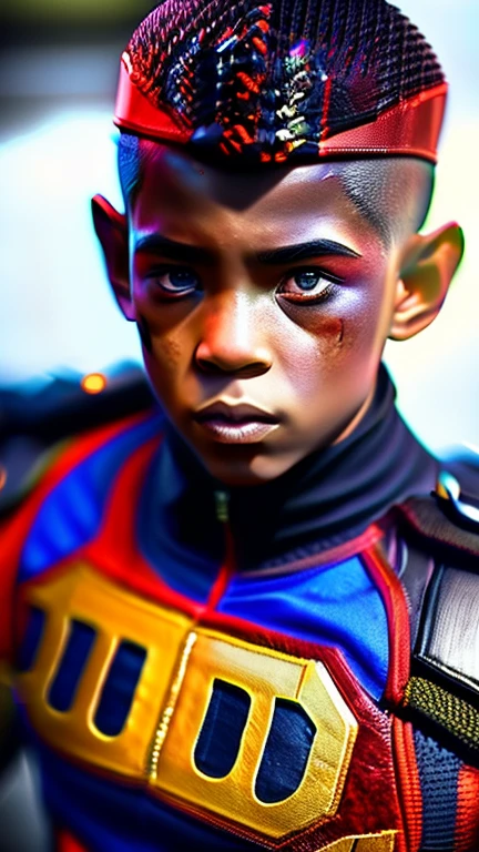 1 boy in tight combat outfit, highly detailed face and muscles, extreme action pose, fighting against enemy, cinematic lighting, action movie, ultra-detailed, 8k, photorealistic, digital art, muscular body, intense expression, dynamic pose, detailed uniform, advanced weaponry, gritty atmosphere, dramatic shadows, vibrant colors